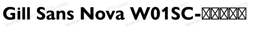 Gill Sans Nova W01SC字体转换
